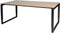 Vergadertafel - Verstelbaar - 180x100 Havana Kersen - zw frame