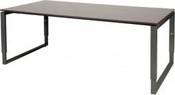 Vergadertafel - Verstelbaar - 200x100 logan - zwart frame