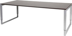 Vergadertafel - Verstelbaar - 220x100 logan - alu frame