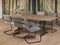 Vergadertafel Work Deens Ovaal 240x120cm frame Zwart (RAL9005) blad Zwart Mat (anti fingerprint)