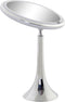 Vergrotende Spiegel met Led DKD Home Decor Zilverkleurig Metaal 20 x 11 x 37 cm