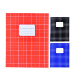 Verhaak - Schrift basic a5 ruit 10mm 80blz assorti