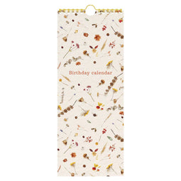 Verjaardagskalender 130x325mm cream