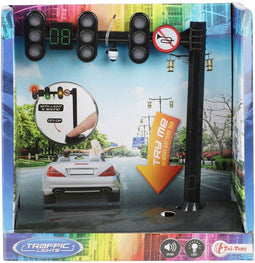 Verkeerslicht Boven de Weg met Licht en Geluid