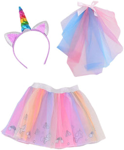 Verkleedset - Eenhoorn - 3dlg.