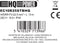 Verlengkabel, met krimpkous, H05RR-F 3G2.5, 10 m, 16 A/230 V, 3680 W, type E/F, IP44, rubber, zwart
