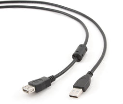 Verlengkabel USB GEMBIRD CCP-USB2-AMAF-6n (1,8 m) Zwart