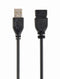 Verlengkabel USB GEMBIRD CCP-USB2-AMAF-6n (1,8 m) Zwart
