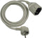 Verlengsnoer 5 meter - wit - 230v - 16a - 3x1,5 mm2
