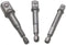 VERLENGSTUKSET DOPSLEUTELS LASER 3-DELIG 1/4'' 3/8'' 1/2''