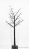 Verlicht boompje 120cm - Eikenboompje met LED verlichting - Zwart - 360 lampjes - classic wit
