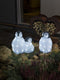 Verlicht Kerstfiguur voor binnen en buiten - Pinguïn familie - 48 LEDs - 50 cm breedte - Kerstdecoratie