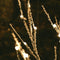 Verlichte bruine lichtboom - berkenboom 160cm met 144 led lichtjes classic warm