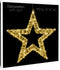 Verlichte decoratie ster - warm wit - 960 leds - 38 cm - metaal - krans - timer
