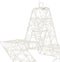 Verlichte decoratie ster - warm wit - 960 leds - 38 cm - metaal - krans - timer
