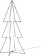 Verlichte figuren 3D kerstbomen / lichtbomen 91 cm voor buiten - Decoratieboom/3D boom met verlichting