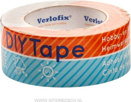 Verlofix reparatietape 50 m grijs 48 mm