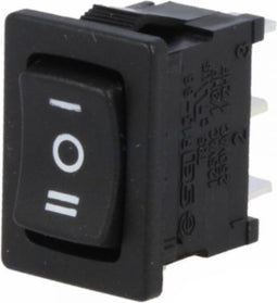 VERMOGEN ROCKERSCHAKELAAR 3A-250V SPDT ON-OFF-ON (R1933F)