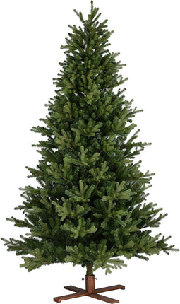 Vermont Hinged kunstkerstboom - 183 cm - Groen - Ø124 cm - 1694 tips - Houten voet