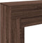 vidaXL - Haardombouw - 100x30x87,5 - cm - bewerkt - hout - bruin - eikenkleurig