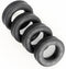Veroma 1:16 Dieplader Banden Massief rubber 14 mm 4 stuk(s)