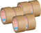 Verpakkingstape Tesa 50mmx66m bruin ultra sterk PVC | 6 stuks
