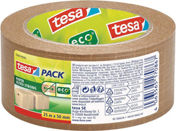 Verpakkingstape tesa 56000 eco papier 50mmx25m | 6 stuks
