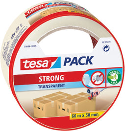 Verpakkingstape tesapack strong 66mx50mm tr | Omdoos a 6 rol | 36 stuks