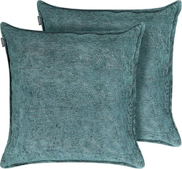 VERPIS - Sierkussen set van 2 - Blauw - 50 x 50 cm - Katoen