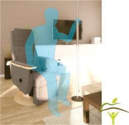 Verplaatsbare transferpaal Gripo™: Apart Optie: driehoekige handgreep