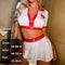 Verpleegsters Cosplay Kostuum - Diepe V-hals - Lingerie