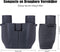 Verrekijker - 10x25 - BAK4 - Full Multi-Coated (FMC) - Compacte verrekijker - Waterdicht - Met nekkoord, draagtas - voor vogels kijken, jagen, theater - Zwart