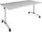 Verrijdbare klaptafel Perudo breed 120CM diep 80CM bladkleur Wit framekleur Zwart (RAL9005)