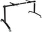 Verrijdbare klaptafel Perudo breed 160CM diep 80CM bladkleur Wit framekleur Zwart (RAL9005)
