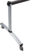 Verrijdbare klaptafel Perudo breed 180CM diep 80CM bladkleur Delano framekleur Aluminium (RAL9006)
