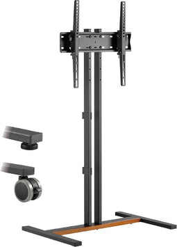 Verrijdbare standaard voor 34-55 inch schermen - Tot 35kg - Zwart