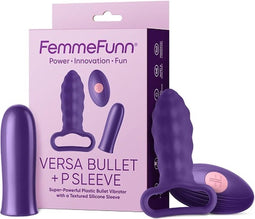 Versa Bullet Met P Sleeve vibrator Donker Paars