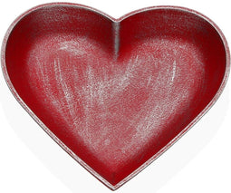 Versa Decoratieve Figuren Versa Rood Hart 25 X 25 X 3,5 Cm