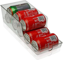 VERSA La Organizer - Geschikt Voor Koelkast - Transparant - Stapelbaar - 15,3 x 10,8 x 35,3 cm