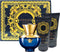 Versace Dylan Blue pour Femme Giftset - 50 ml eau de parfum spray + 50 ml showergel + 50 ml bodylotion - cadeauset voor dames