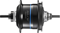 Versnellingsnaaf 8 speed Shimano Alfine Di2 SG-S7051 voor schijfrem - 36 gaats - zwart