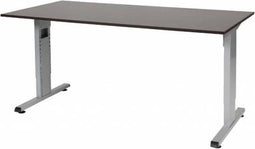 Verstelbaar Bureau - 160x80 logan - alu frame