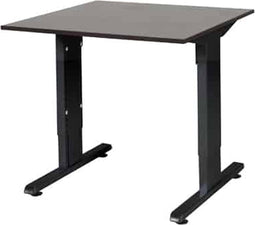 Verstelbaar Bureau - 80x80 logan - zwart frame