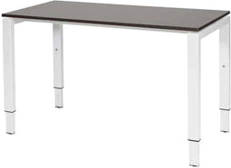 Verstelbaar Bureau - Domino 120x60 logan - wit frame