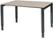 Verstelbaar Bureau - Domino 120x80 Havana Kersen - zwart frame