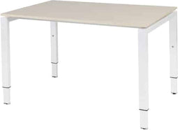 Verstelbaar Bureau - Domino 120x80 robson - wit frame