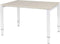 Verstelbaar Bureau - Domino 120x80 robson - wit frame