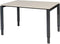 Verstelbaar Bureau - Domino 120x80 robson - zwart frame