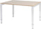Verstelbaar Bureau - Domino 120x90 Havana Kersen - wit frame