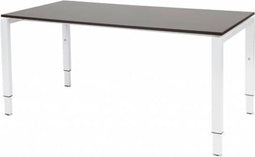 Verstelbaar Bureau - Domino 160x90 logan - wit frame
